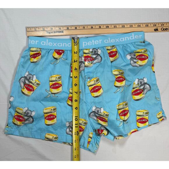Peter Alexander Men's Vegemite Cotton Boxer Shorts Size SMALL - Picture 10 of 11
